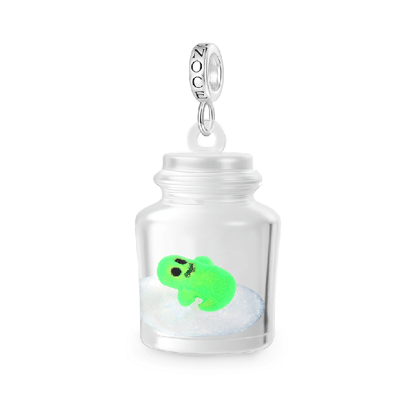 Colgante De Botella De Vidrio Fantasma