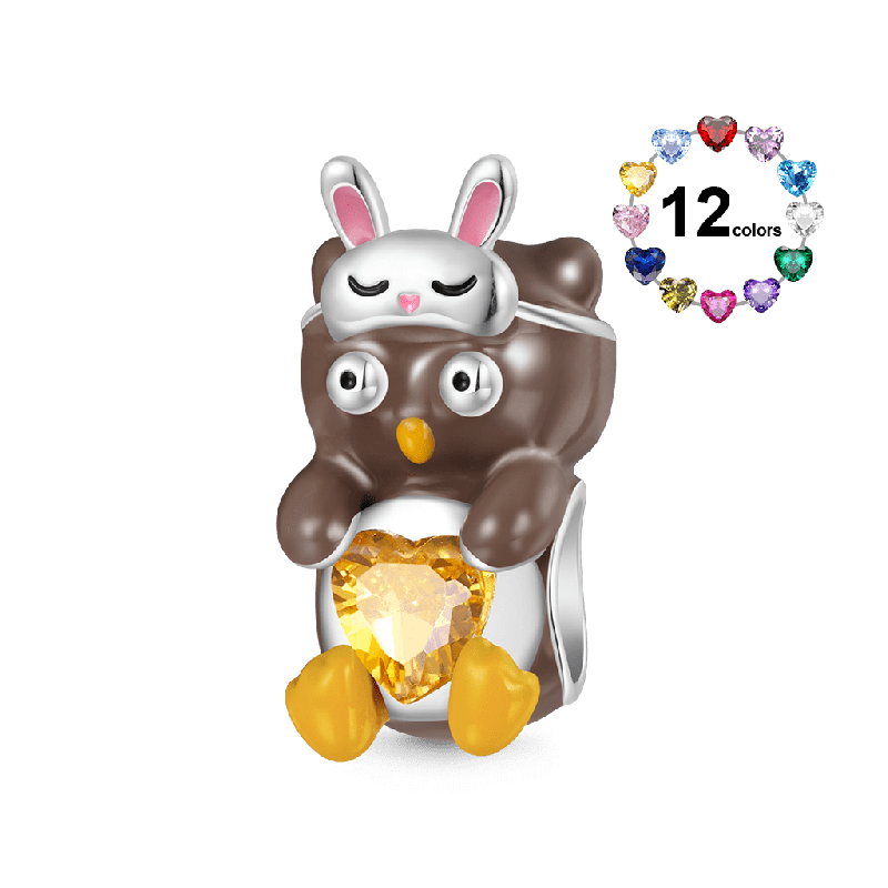 Charm Búho Abraza el Amor