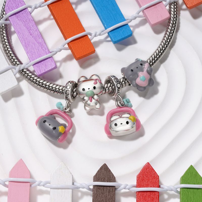 Colgante de Auriculares de Gatito Rock