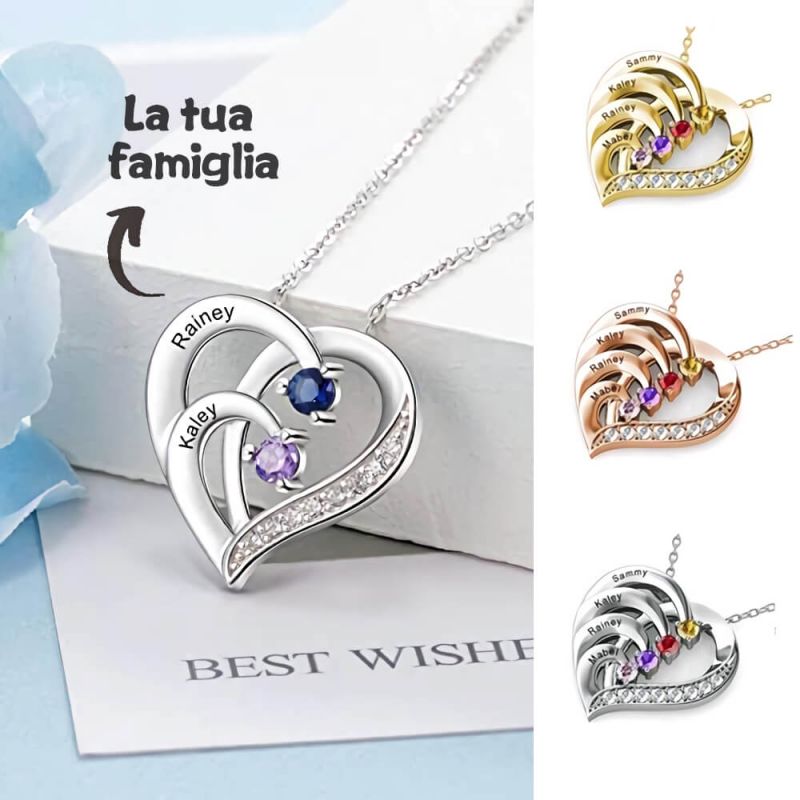 Collar de Corazón Personalizado