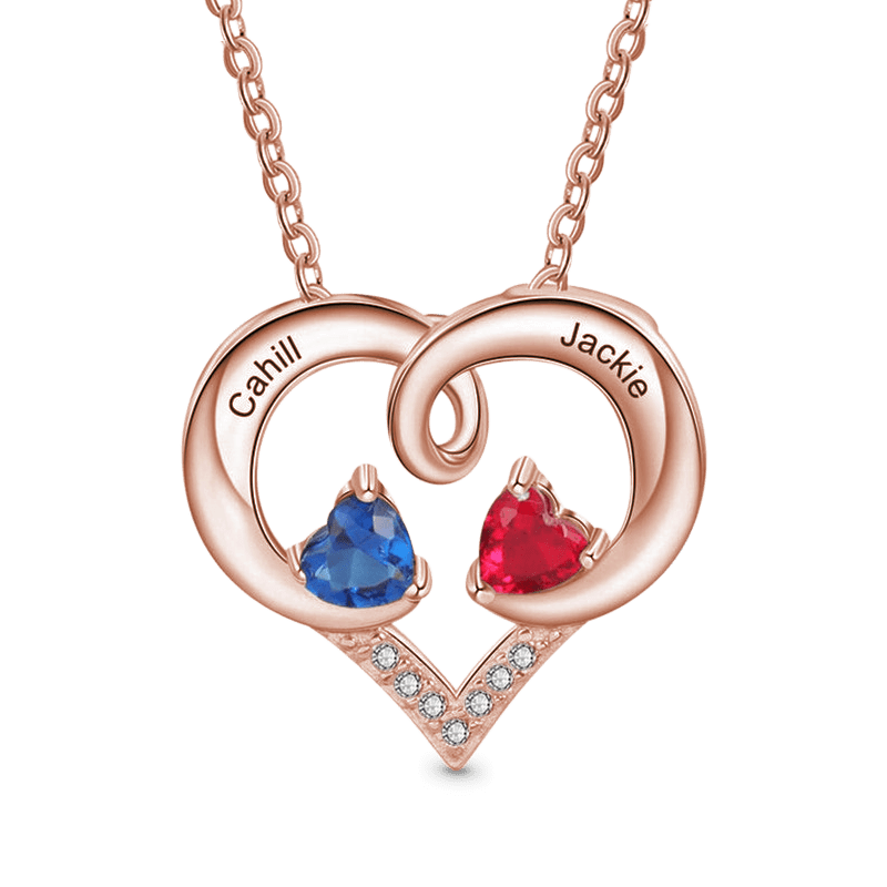 Collar de Corazón de Amor Simple