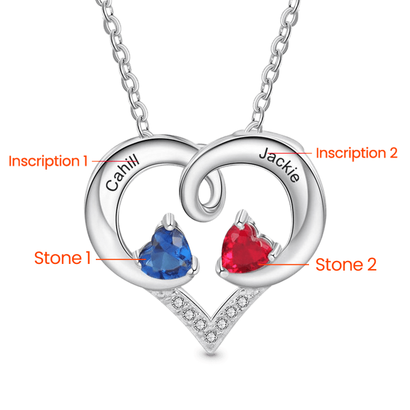 Collar de Corazón de Amor Simple