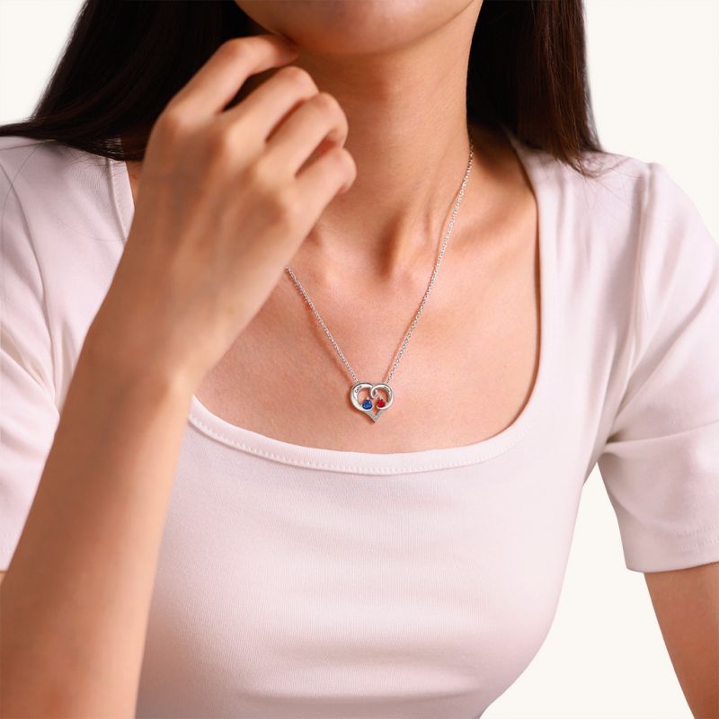 Collar de Corazón de Amor Simple