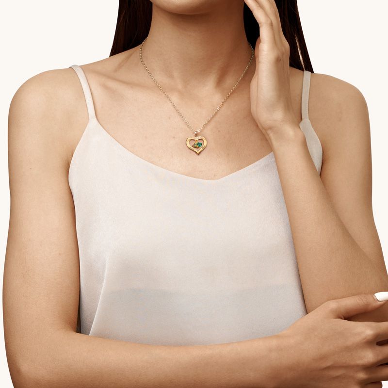 Collar de Amor Con Diamantes