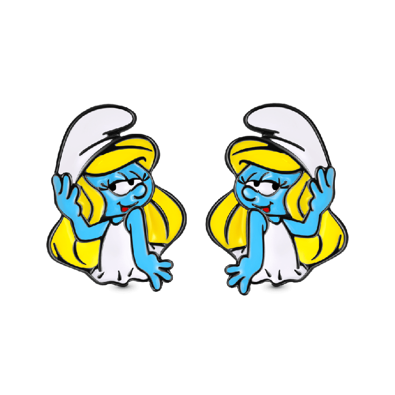 Pendientes de Los Pitufos x Bonita Smurfette