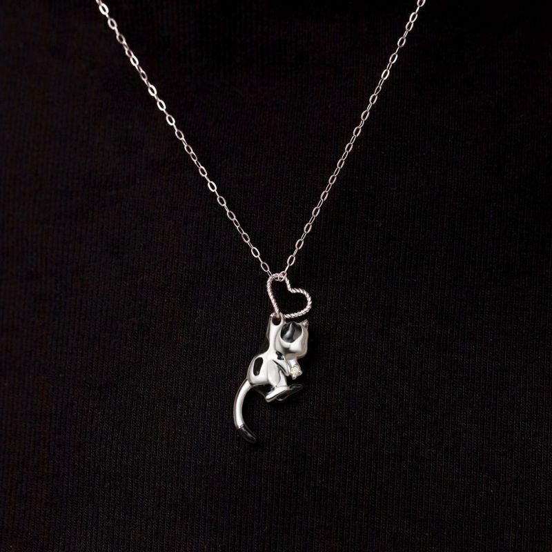 Collar de Corazón de Gato Vaca