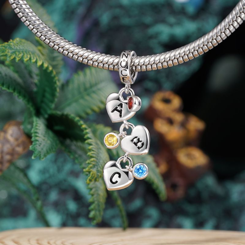 Colgante de Letras Personalizadas En Forma De Corazón