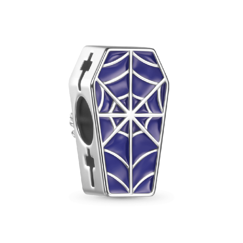 Charm de Ataúd de Calavera de Halloween
