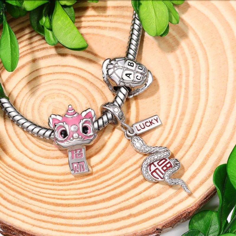 Charm de Danza del León Rosa