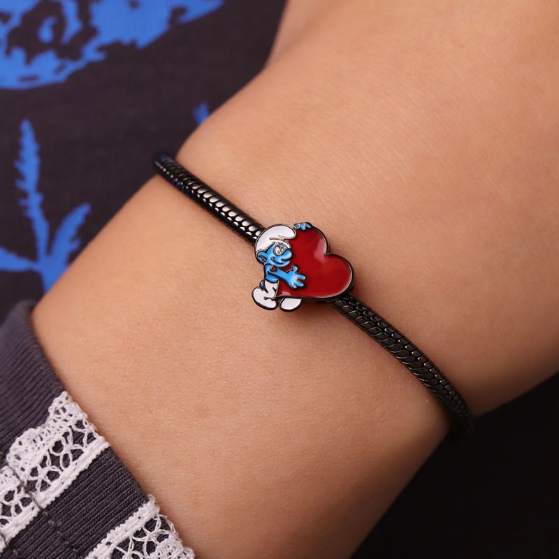 Charm de Los Pitufos x Pitufos Hefty Amor de San Valentín