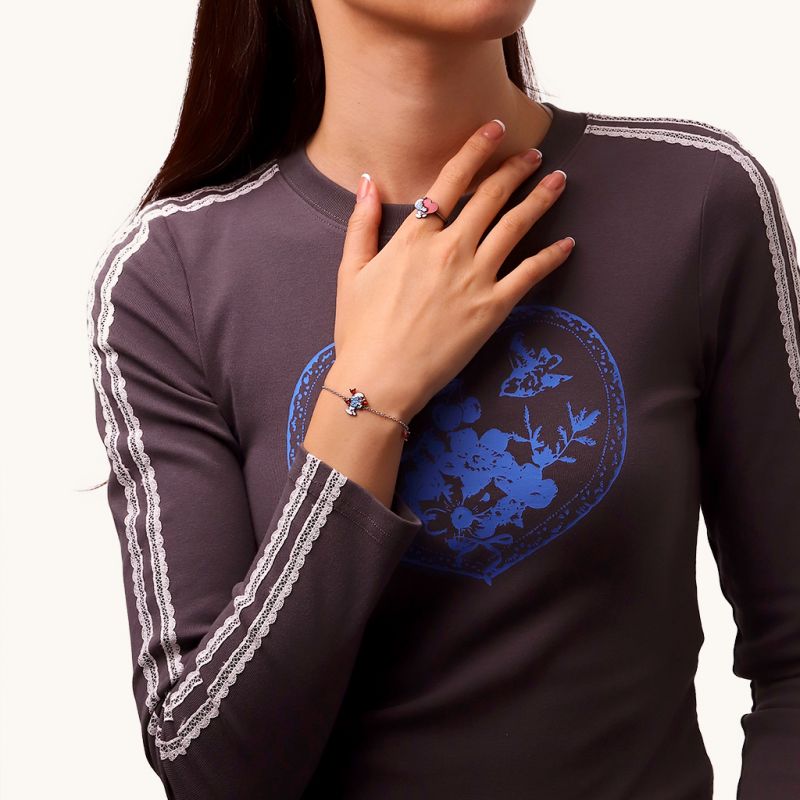 Pulsera Ajustable de Los Pitufos x Amor Verdadero