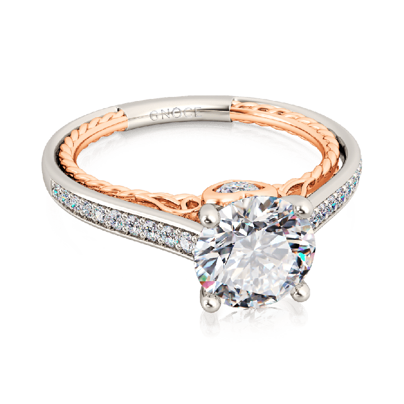 Anillo Compromiso Catedral de Corte Redondo