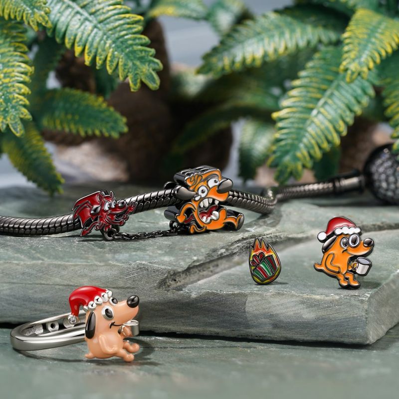 This Is Fine Pendientes de Stud Desiguales