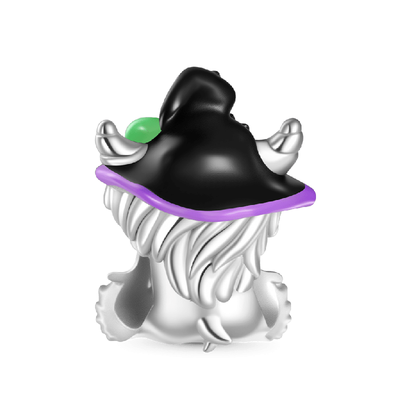 Charm de Vaca de Las Tierras Altas para Halloween