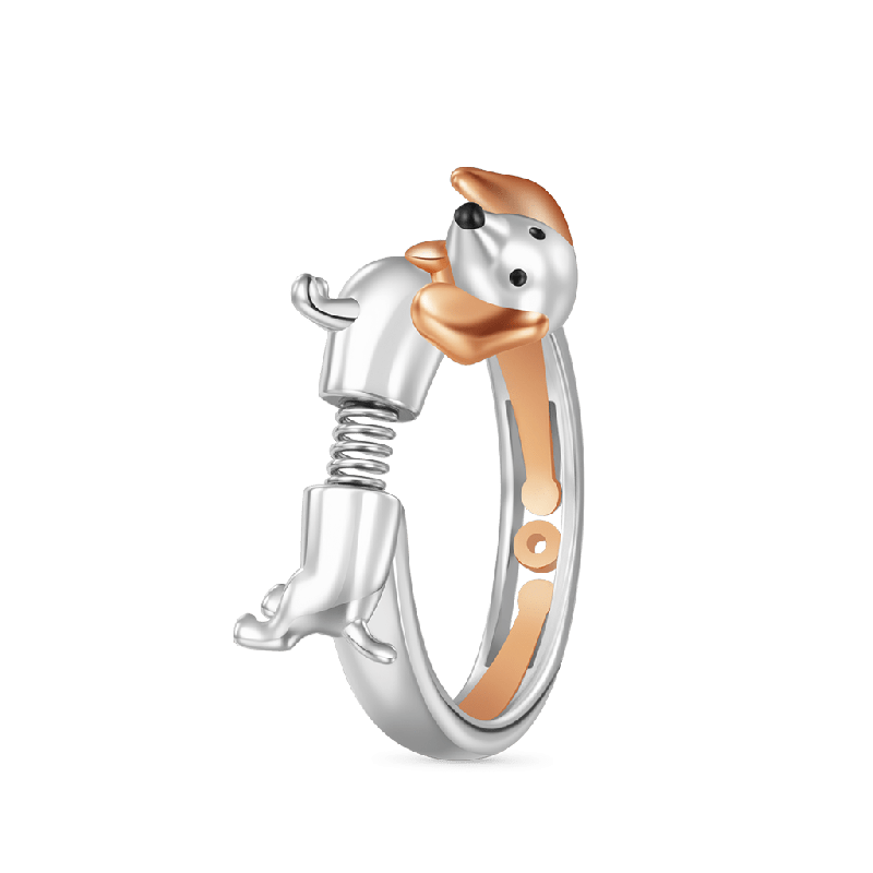Anillo Spoof de Teckel de Primavera