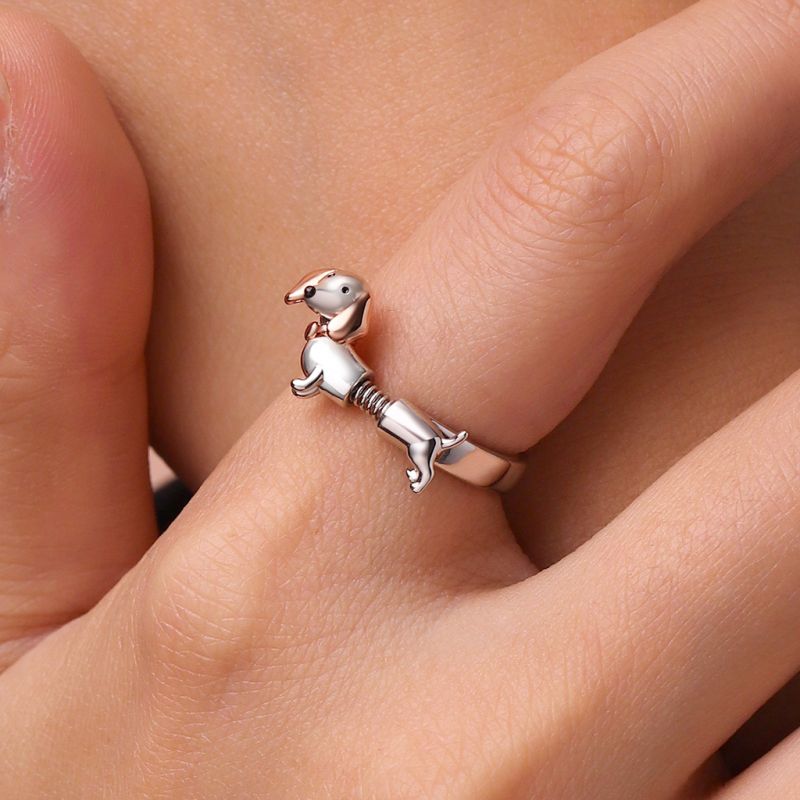 Anillo Spoof de Teckel de Primavera
