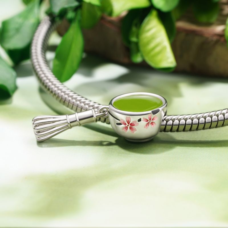 Herramientas de Ceremonia del Té - Charm de Batidor de Matcha