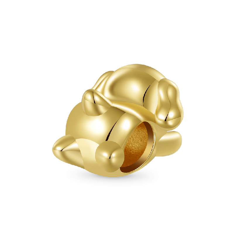 Charm de Cachorro de Golden Retriever Gordo