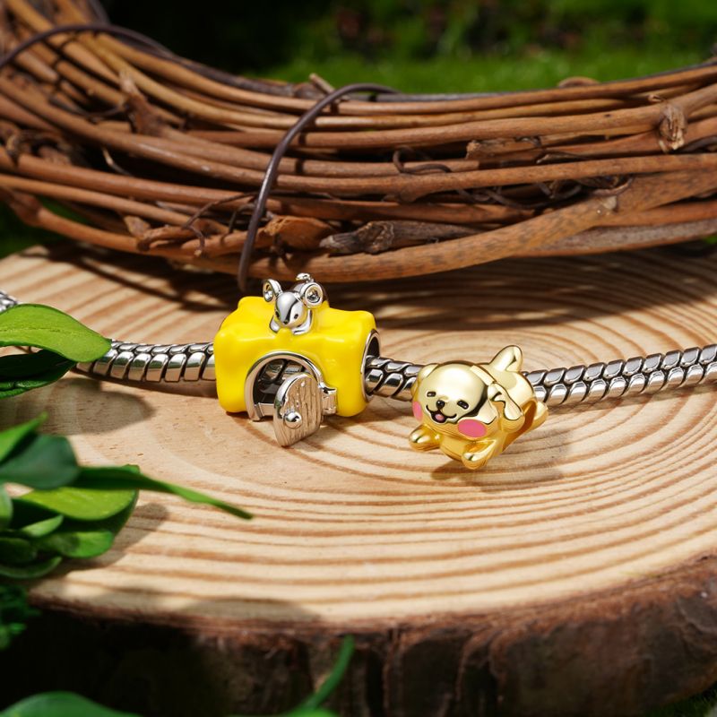 Charm de Cachorro de Golden Retriever Gordo
