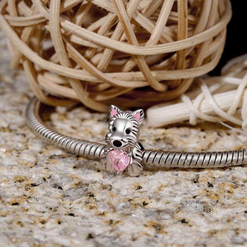 Charm de Cachorro West Highland Abrazos Amor