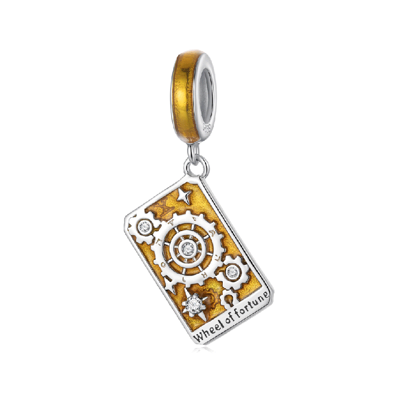 Colgante Rueda De La Fortuna Tarot