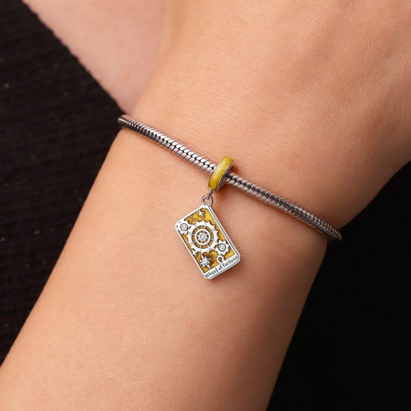 Colgante Rueda De La Fortuna Tarot