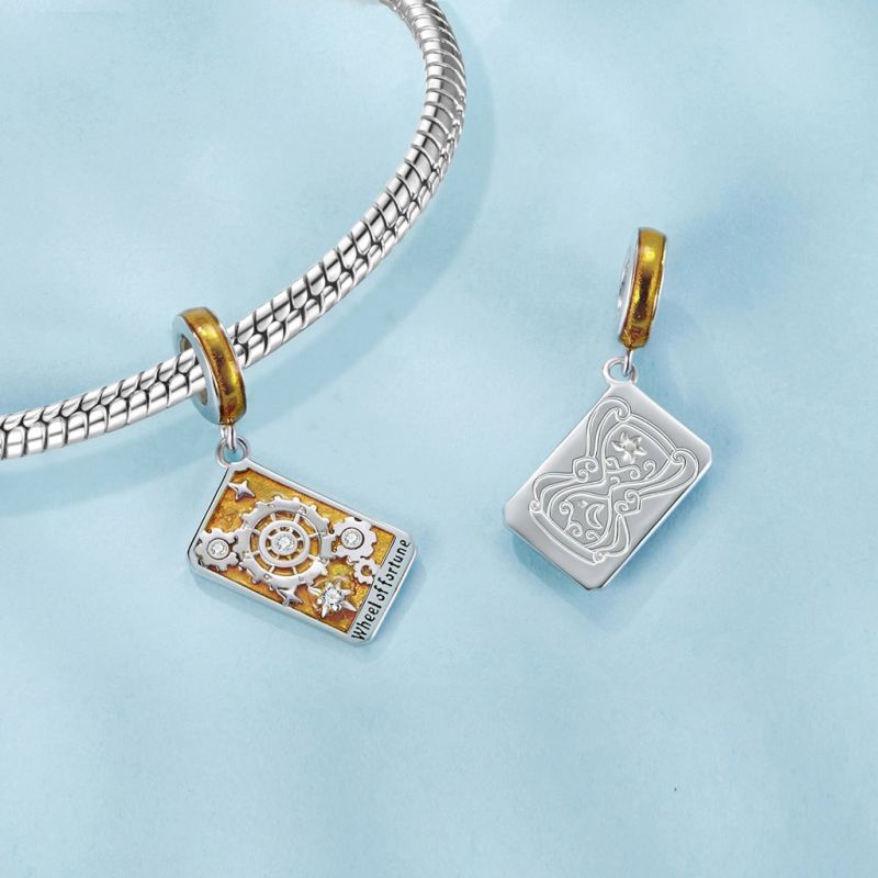 Colgante Rueda De La Fortuna Tarot