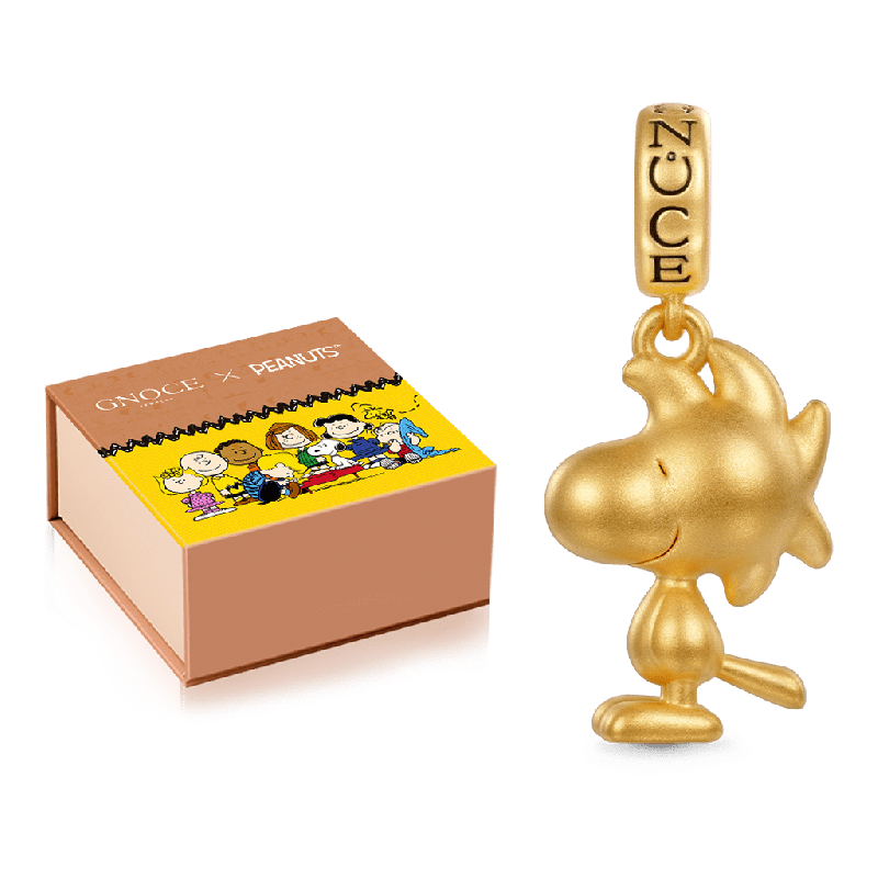 Colgante Woodstock de oro de 18 K