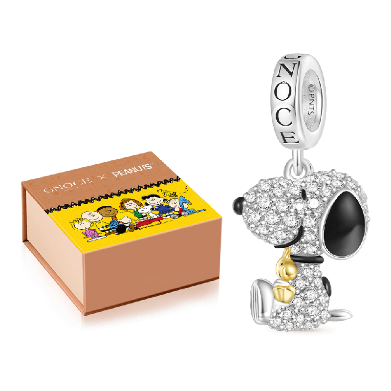 Snoopy Colgante de Diamantes