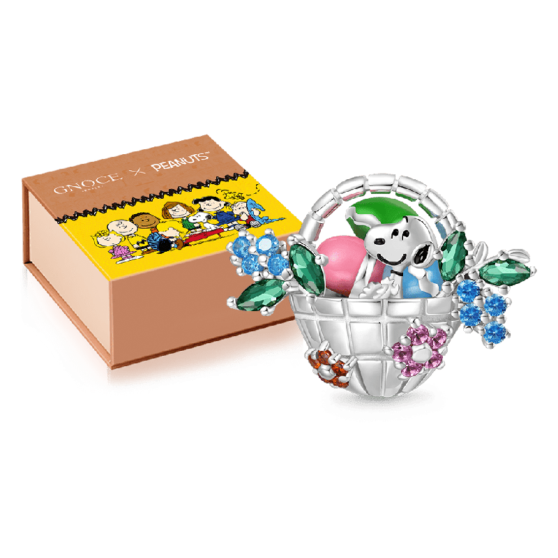 Charm Snoopy Cesta Huevos de Pascua