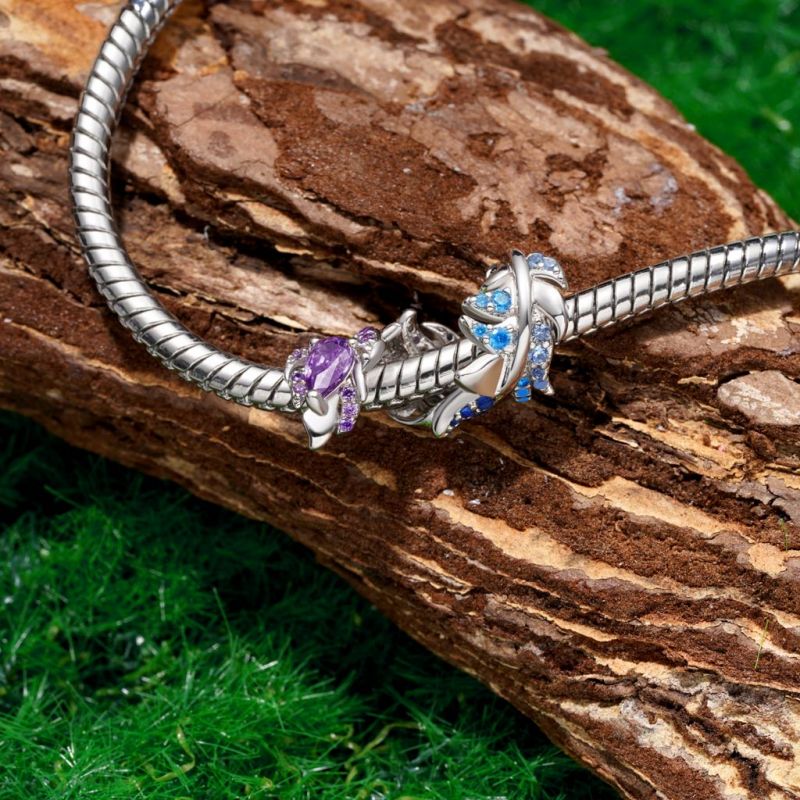 Charm de Pluma de Degradado