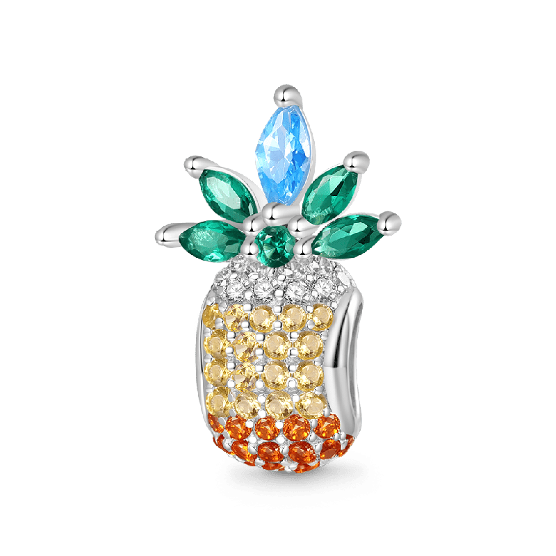 Charm Diamante Completo Piña