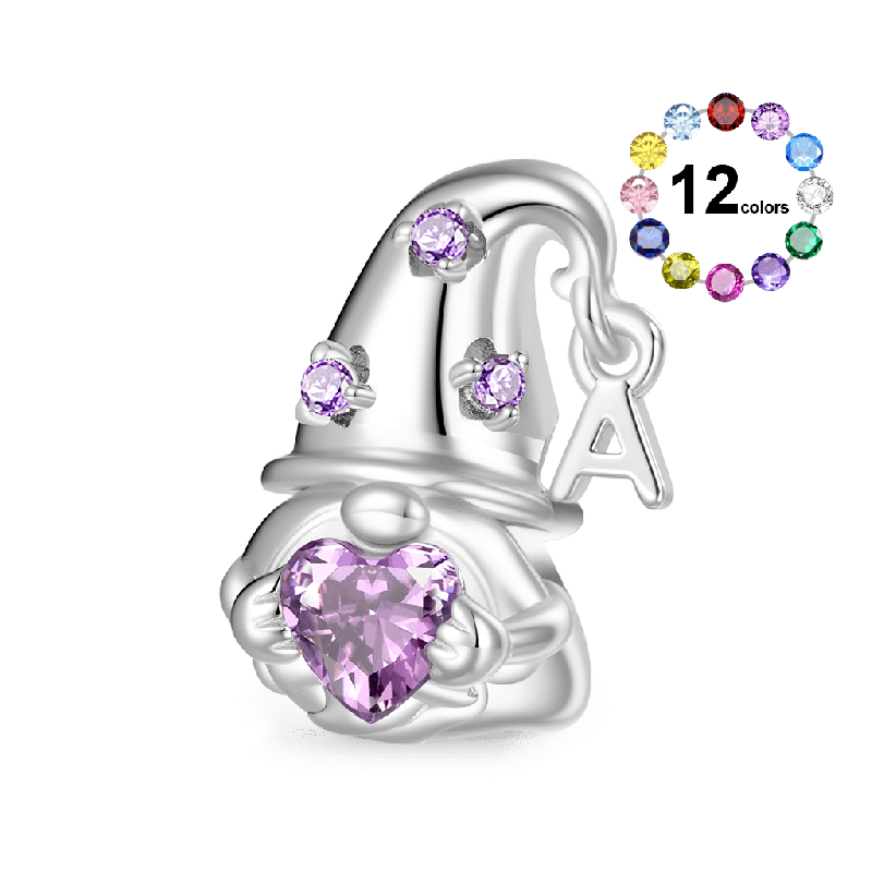 Charm Duende Dulce Abraza Piedra Natal