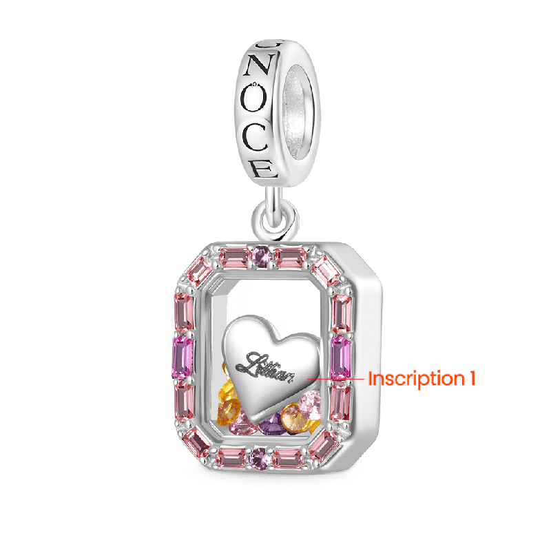 Colgante de Diamante de Vidrio de Color