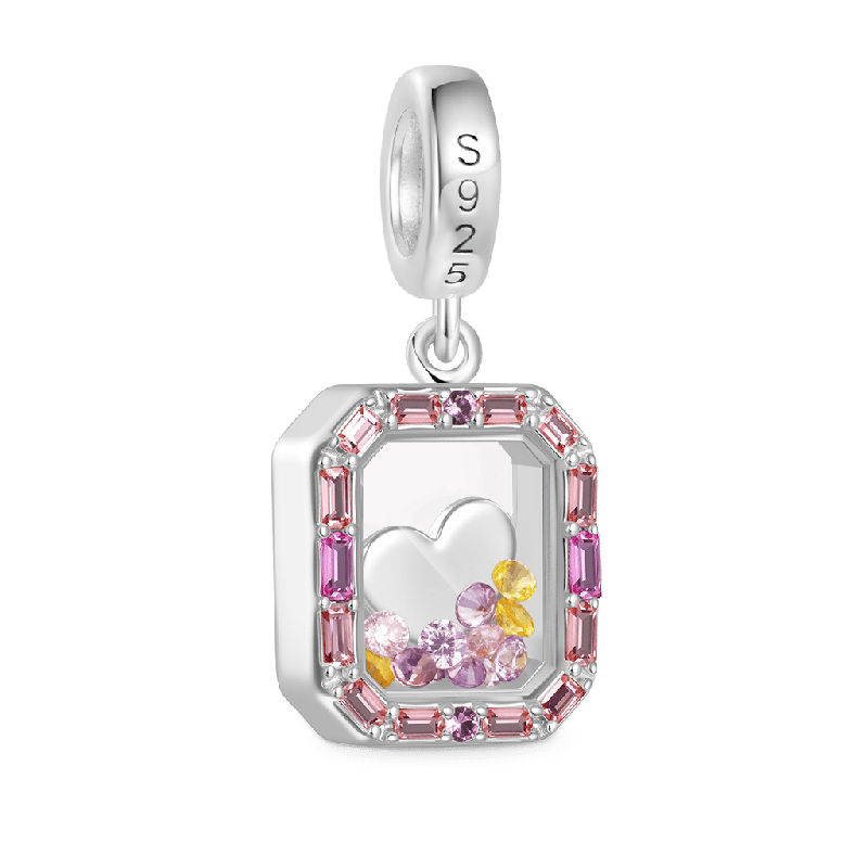 Colgante de Diamante de Vidrio de Color