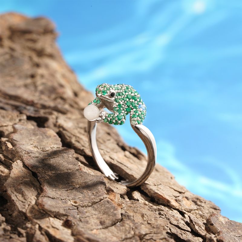 Anillo Abierto Creativo de Rana