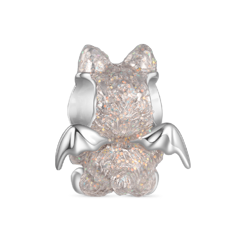 Charm de Muñeca Ángel Blanca de la Serie Pequeño Monstruo