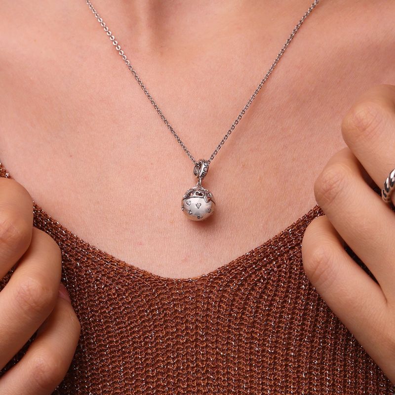 Bola Sorpresa Con Colgante De Anillo De Piedra De Nacimiento