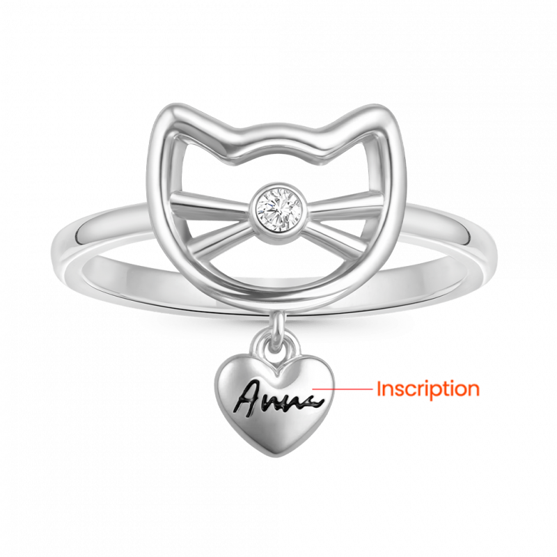 Anillo Personalizado de Gato