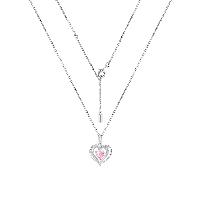 Collar de Nacimiento de Corazón de Amor Eterno