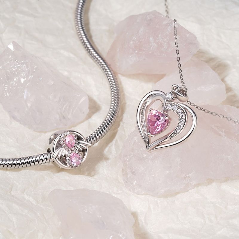 Collar de Nacimiento de Corazón de Amor Eterno