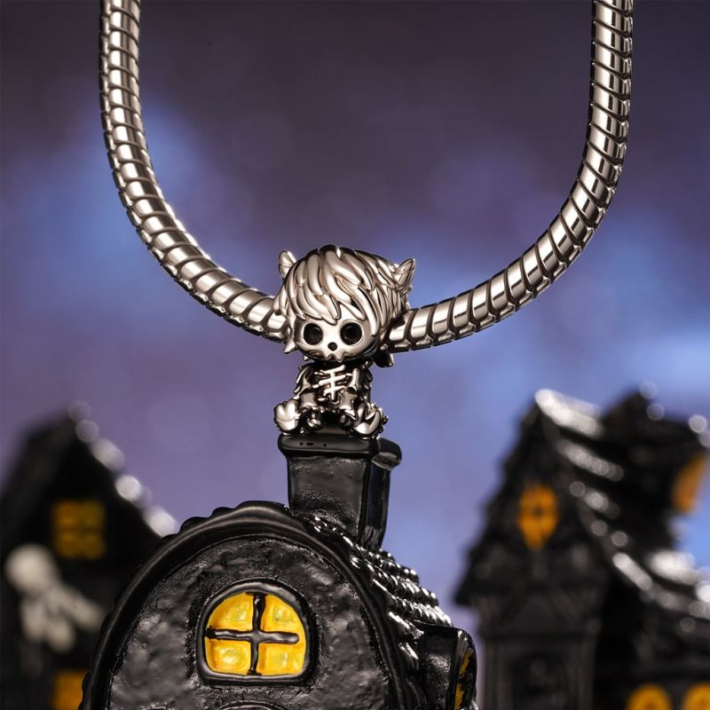 Charm de Vaca de las Tierras Altas con Calavera