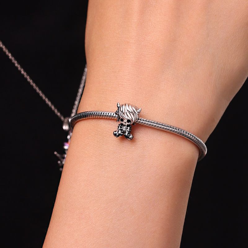 Charm de Vaca de las Tierras Altas con Calavera