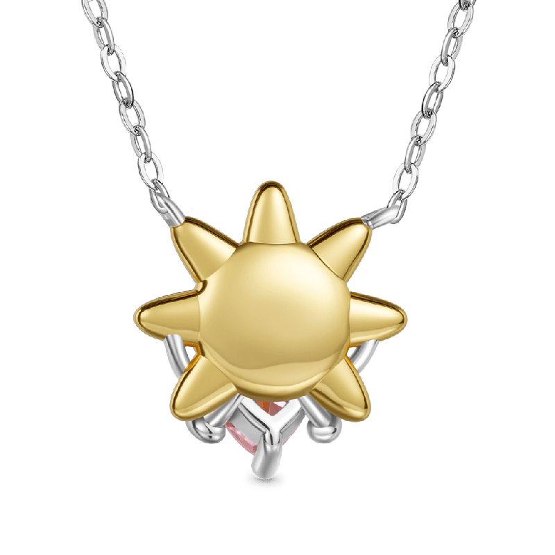 Collar Diamante Sol Sonriente