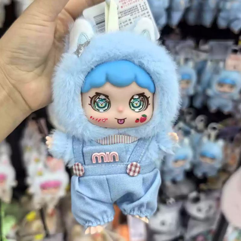 Colgante de Felpa Nube Conejo Muñeco Azul
