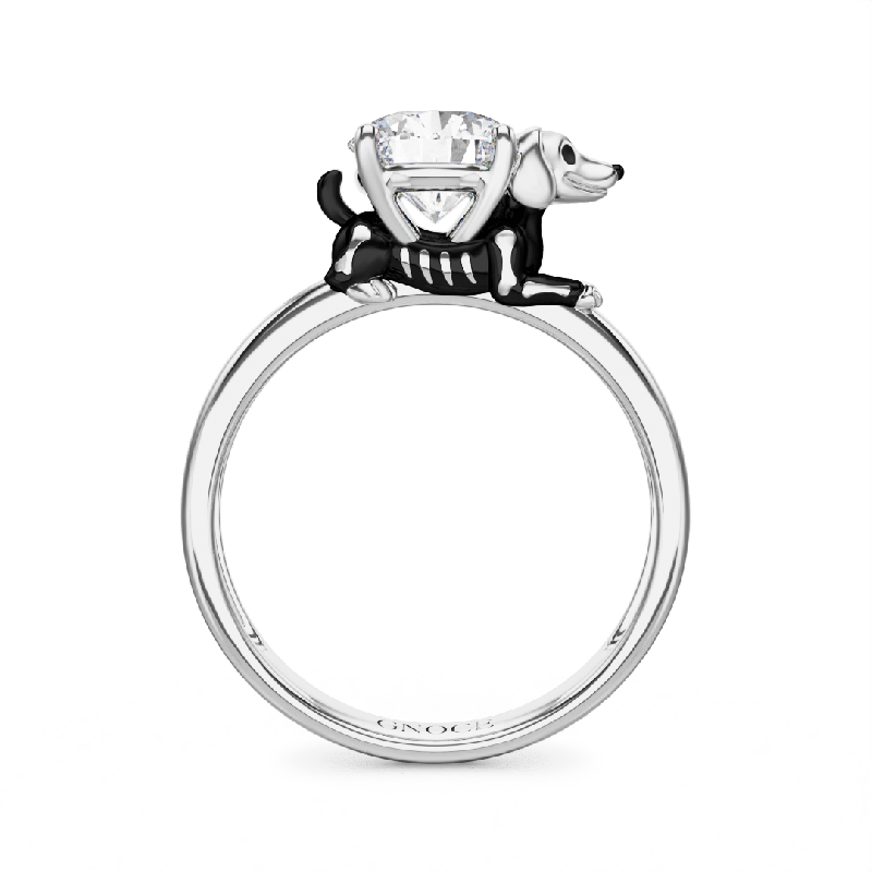 Anillo de Esqueleto de Cachorro