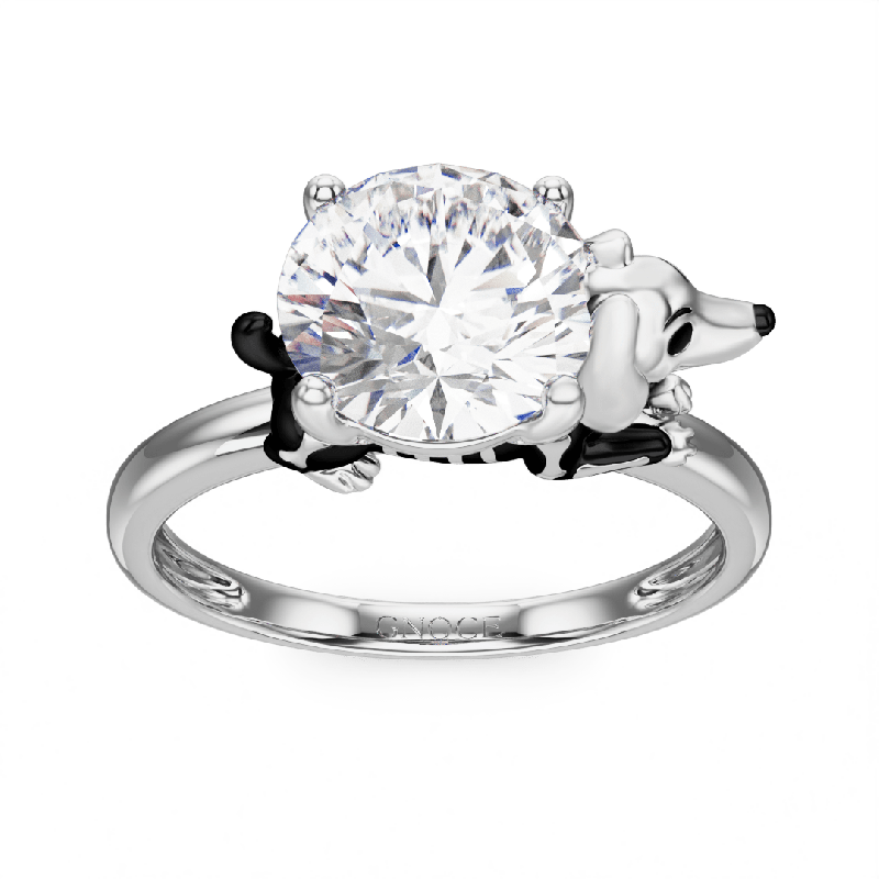 Anillo de Esqueleto de Cachorro