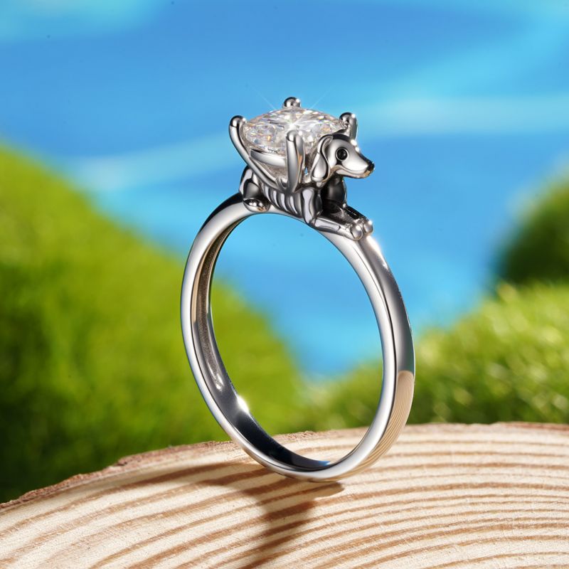 Anillo de Esqueleto de Cachorro