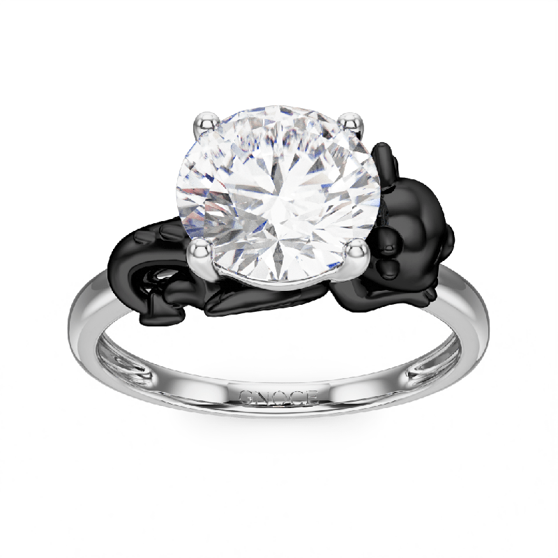 Anillo Dragón Negro Pequeño