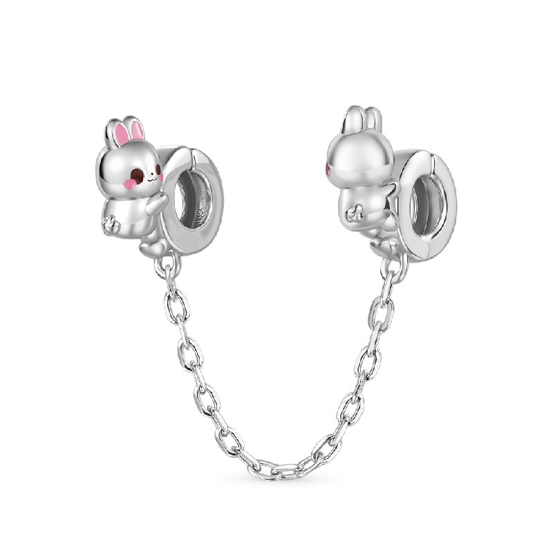 Charm De Cadena De Seguridad El Amor Siempre Está Conectado